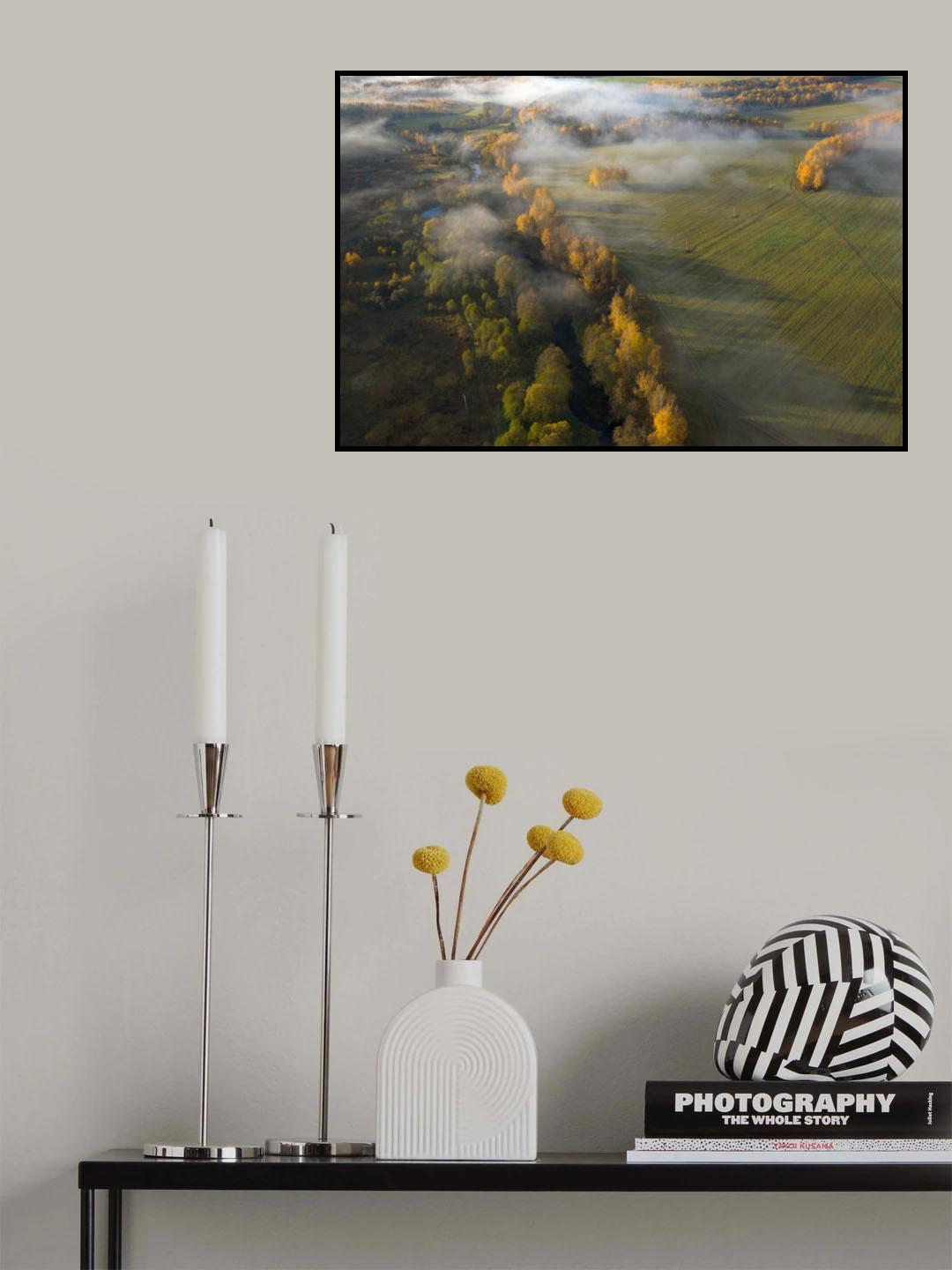 Autumn fogs Poster och Canvastavla