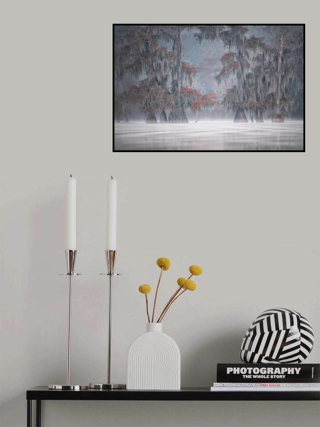 Misty Bayou Poster och Canvastavla