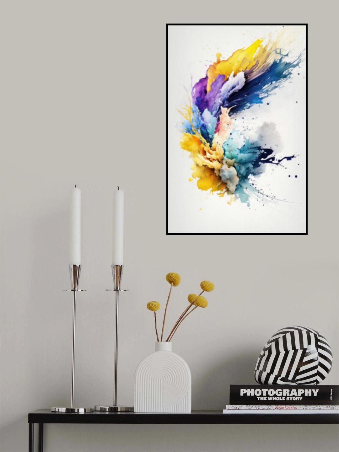 Mystic Fluidity Poster och Canvastavla