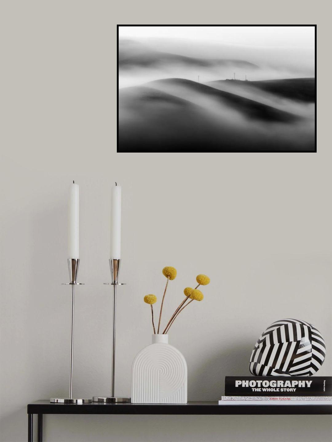 A Foggy Morning Poster och Canvastavla
