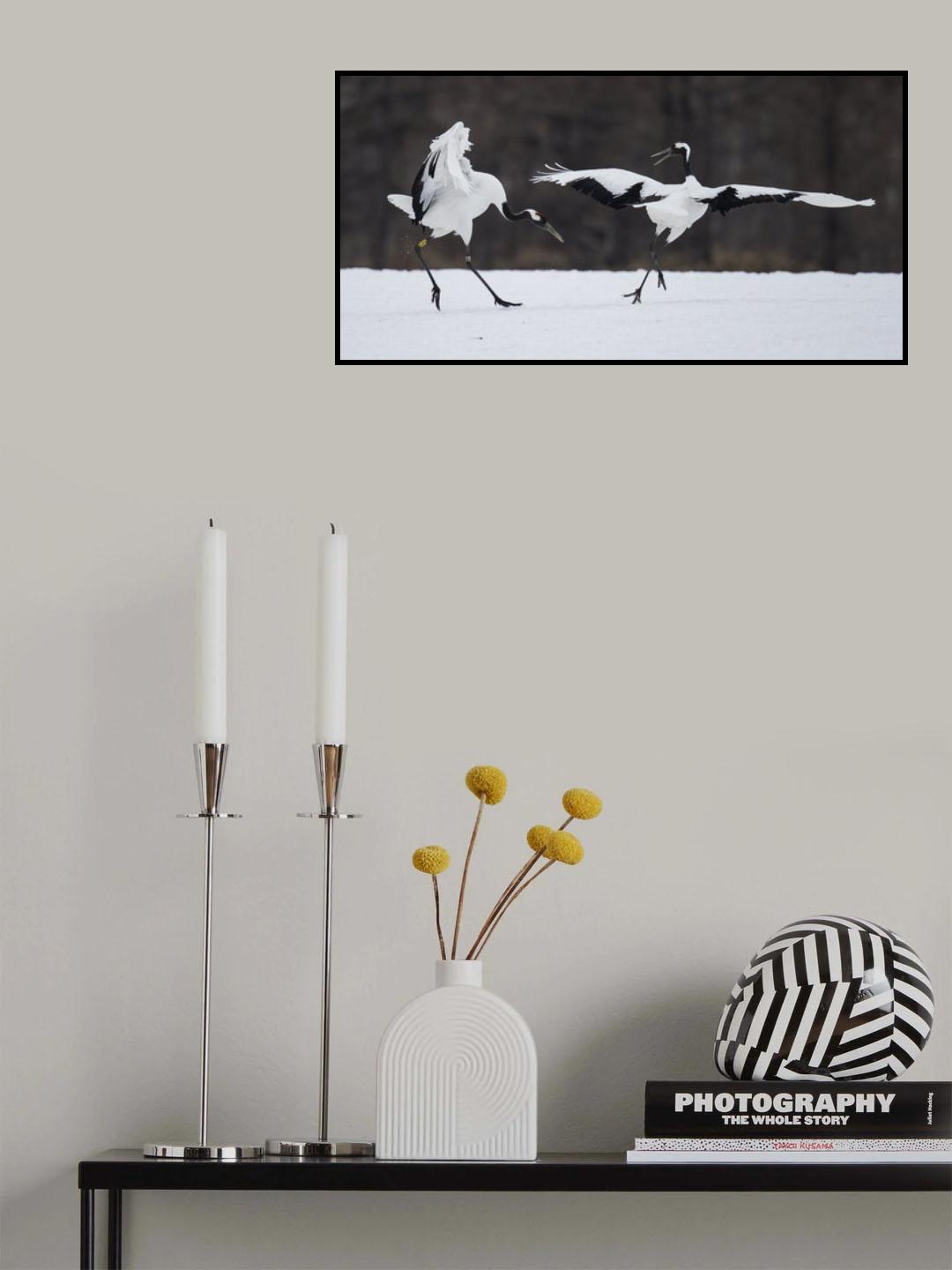 Snow dance Poster och Canvastavla