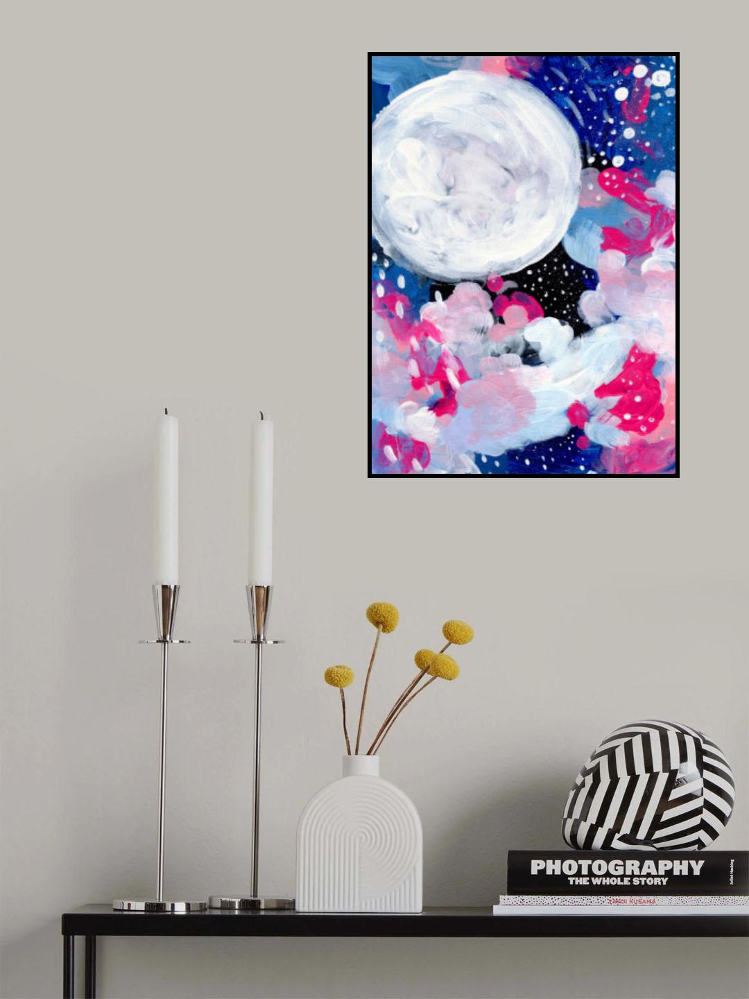 Magic Moon Poster och Canvastavla