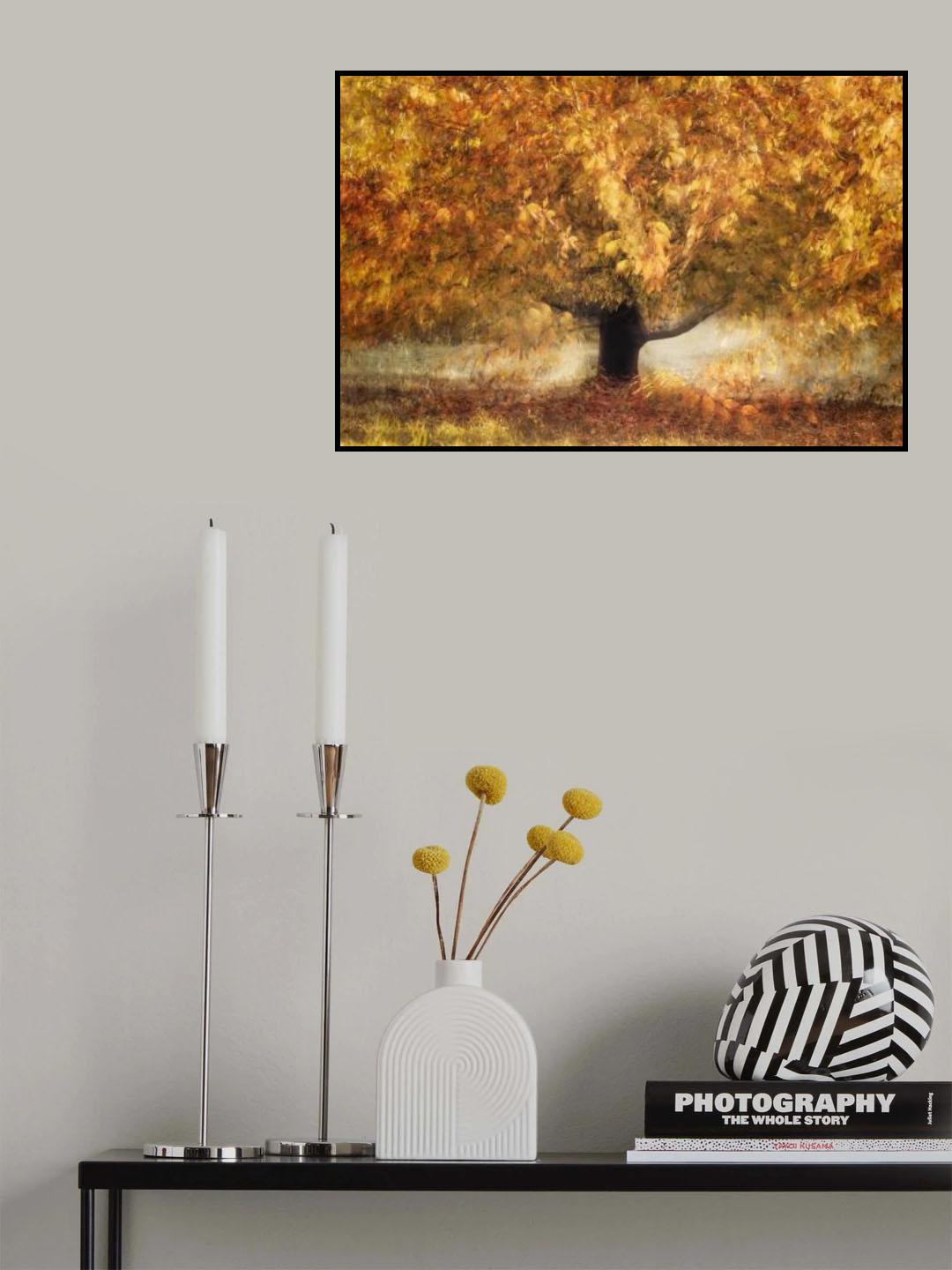 Gold colors Poster och Canvastavla