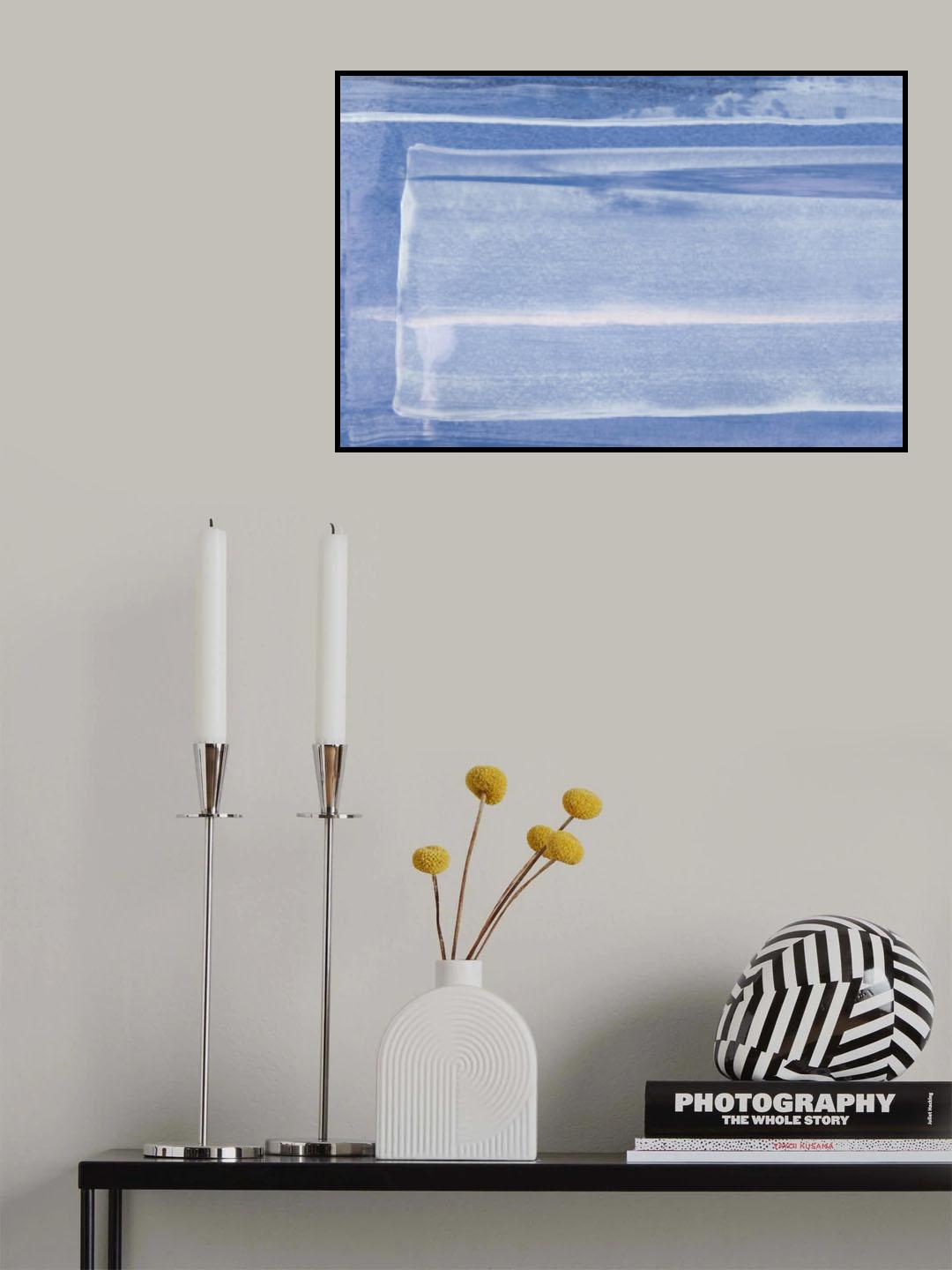 Happiness is Blue Poster och Canvastavla