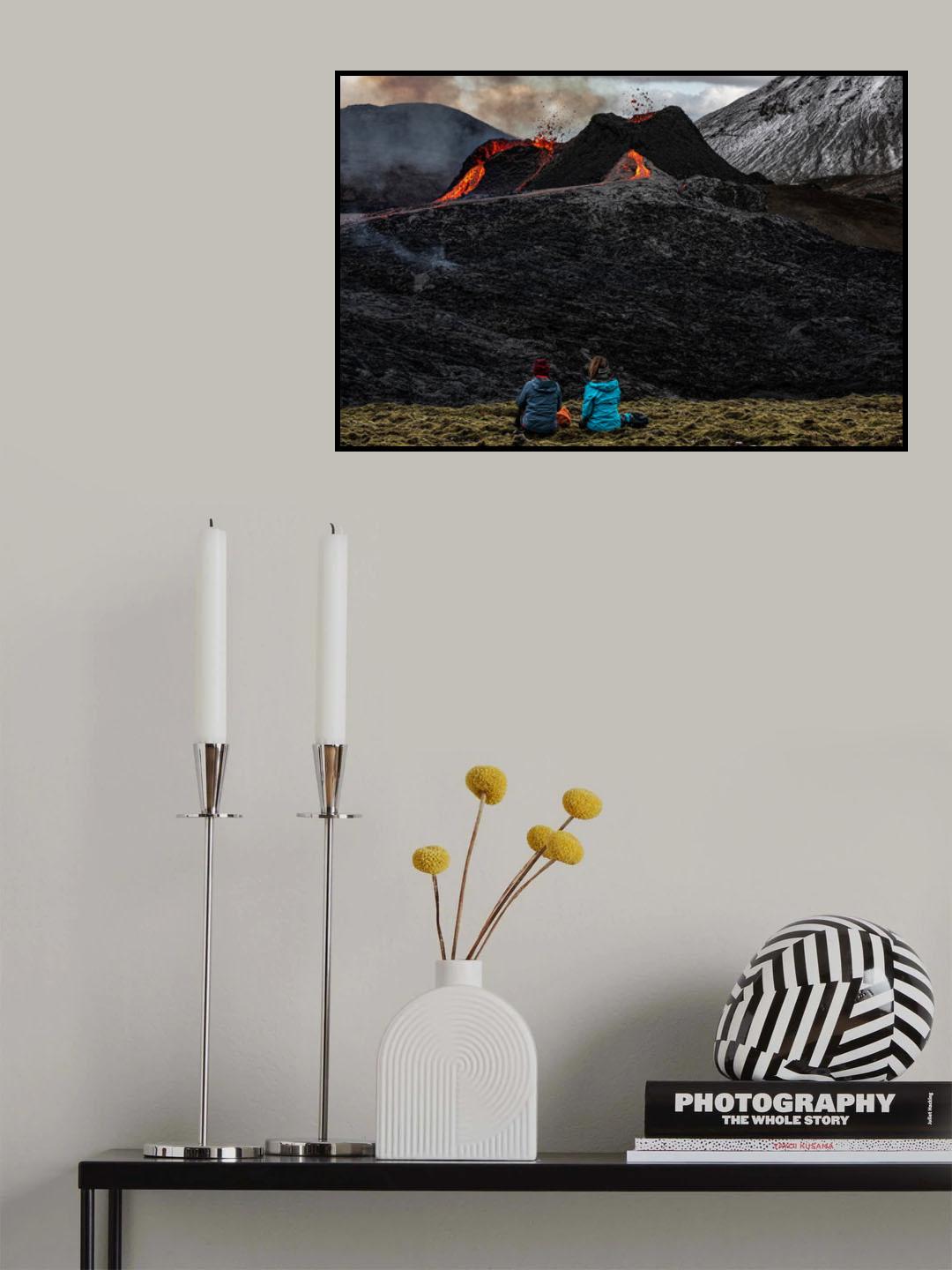 Live Stream Lava Poster och Canvastavla