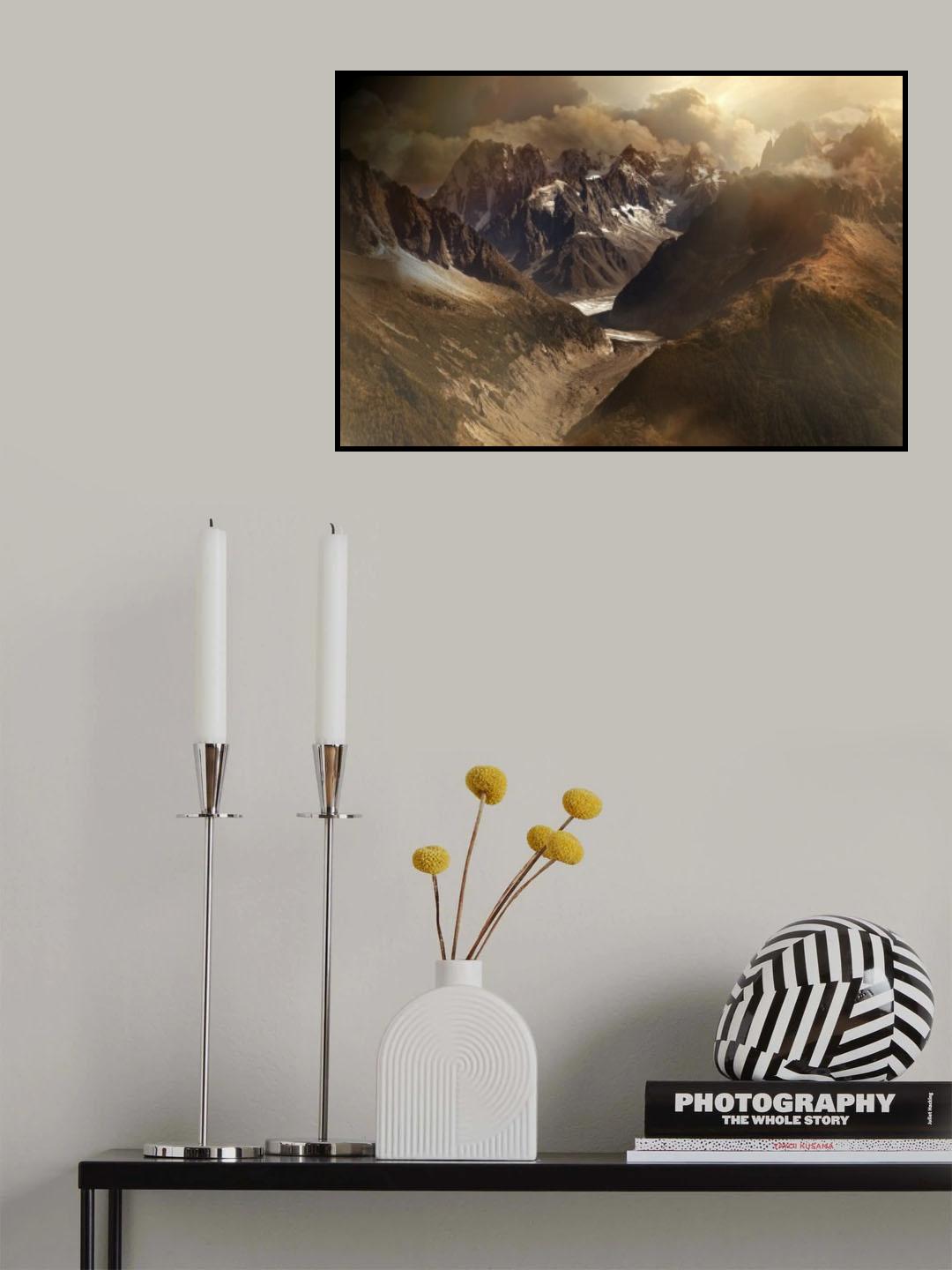 Mont Blanc Massiv Poster och Canvastavla