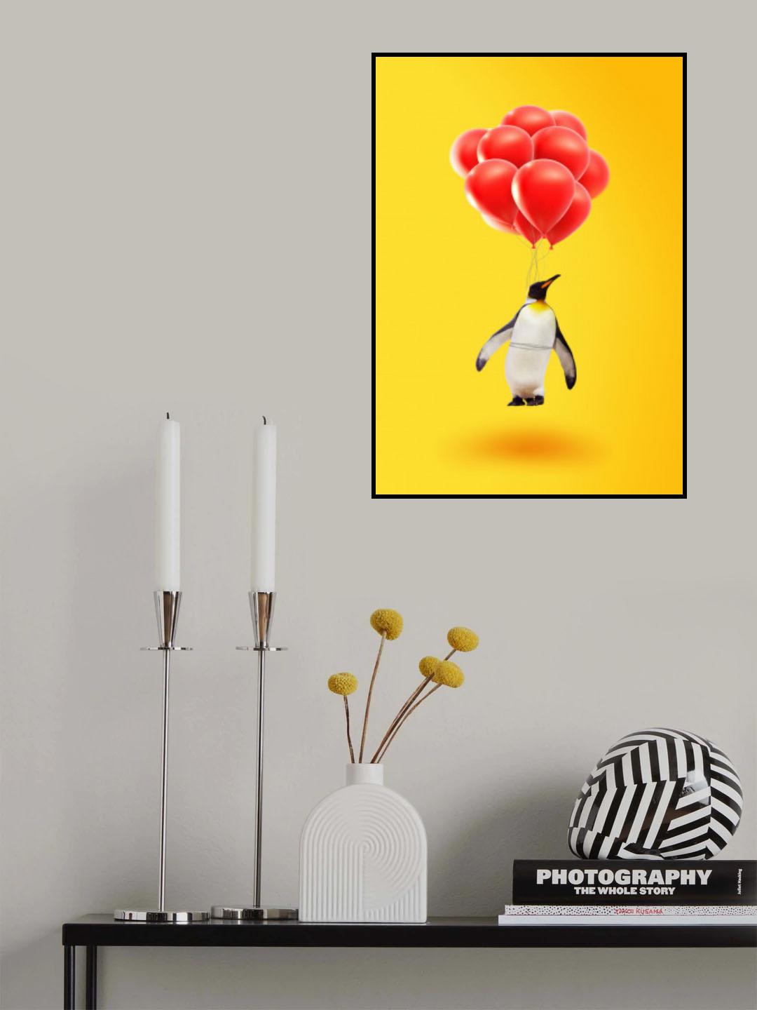 Antarctic Airlines Poster och Canvastavla