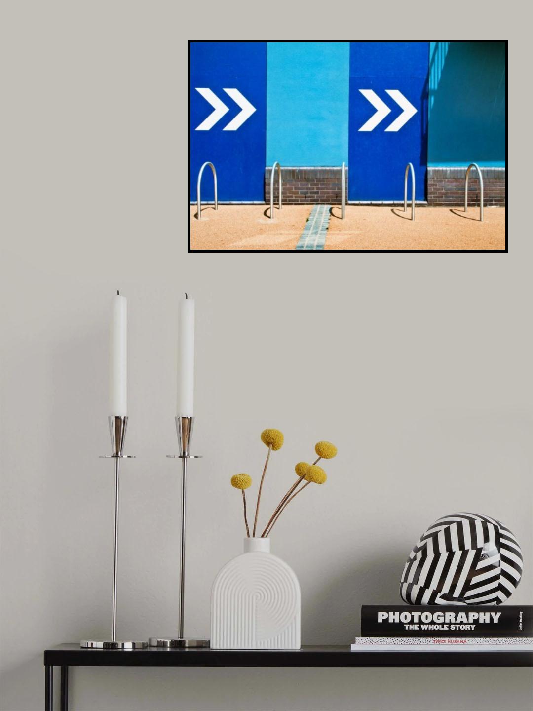 right turn ahead Poster och Canvastavla