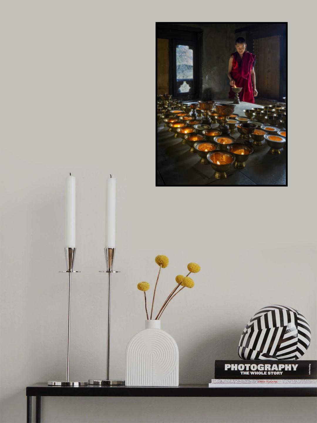 BHUTAN, DOBJI DZONG-86109 Poster och Canvastavla