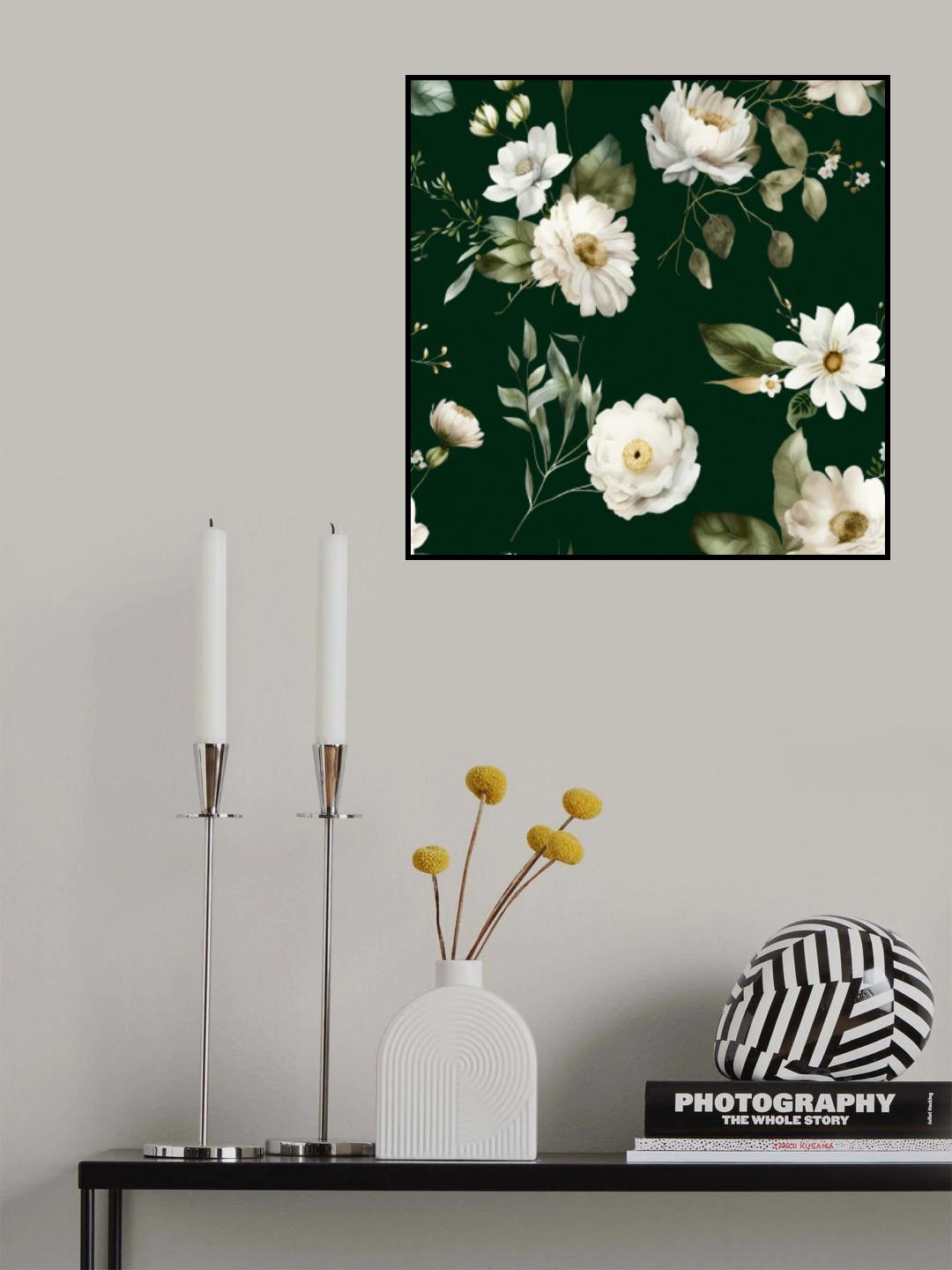 Wall Mural Wh 1 4096 Green Poster och Canvastavla