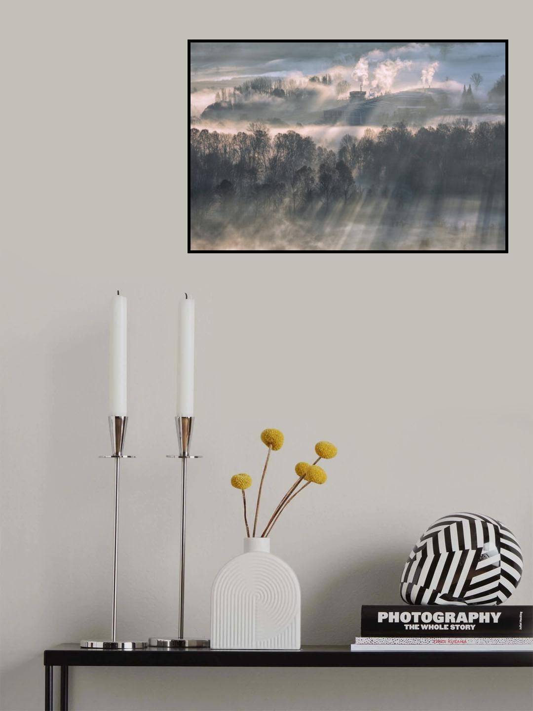 Work area Poster och Canvastavla