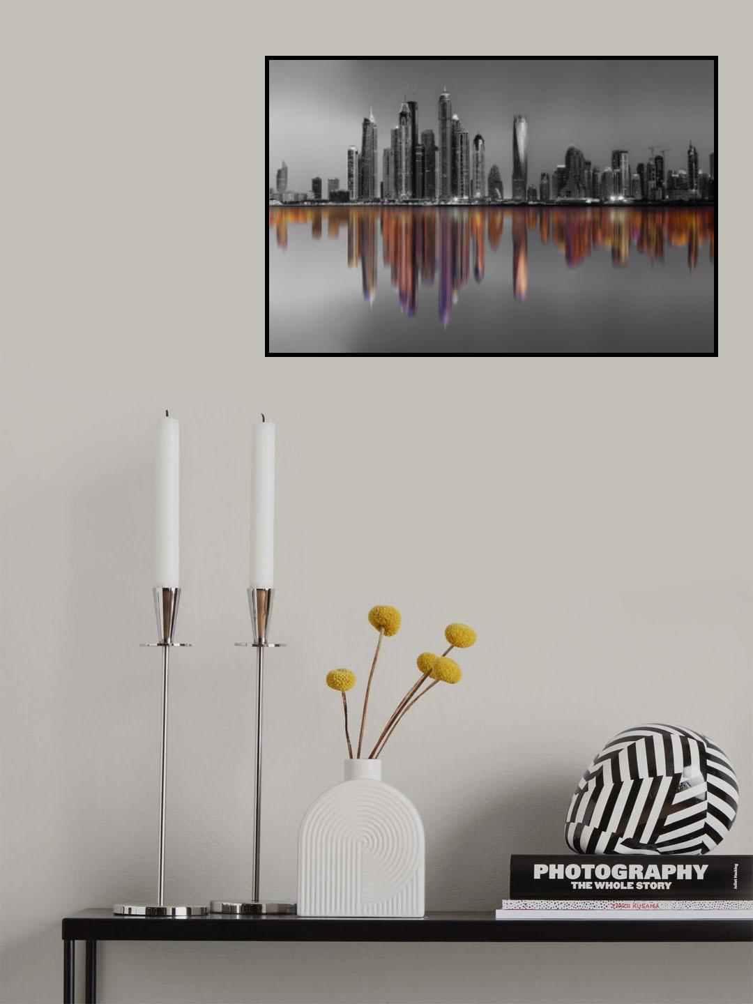 Jumeirah towers Poster och Canvastavla