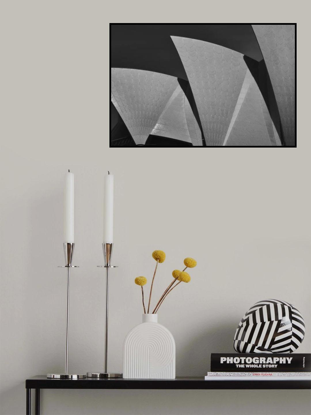 Sydney Opera Poster och Canvastavla