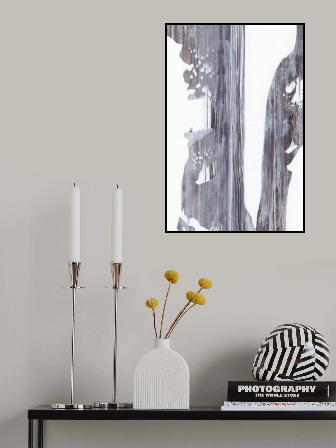 Abstract Facets Poster och Canvastavla