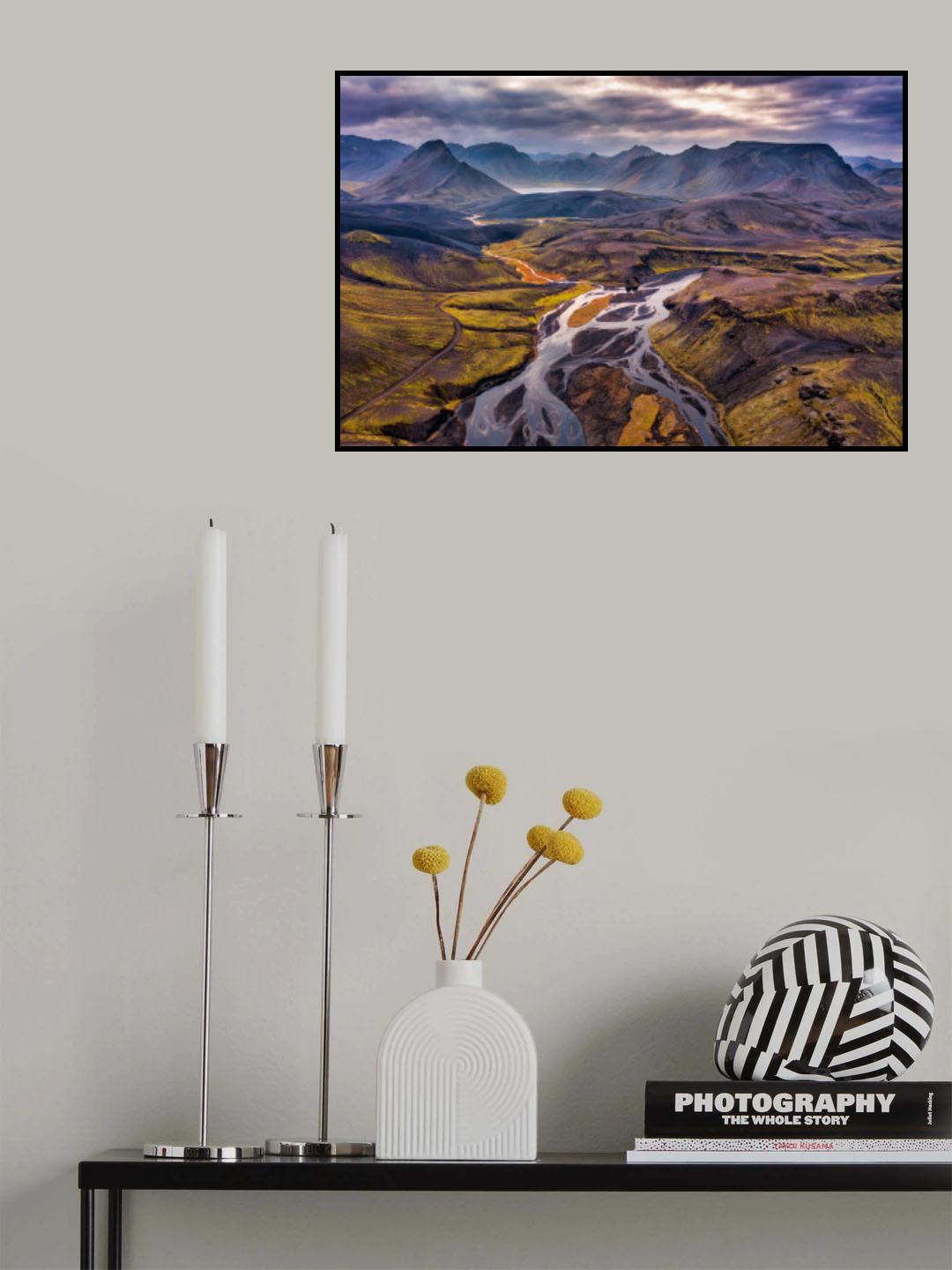 Over the Highlands Poster och Canvastavla