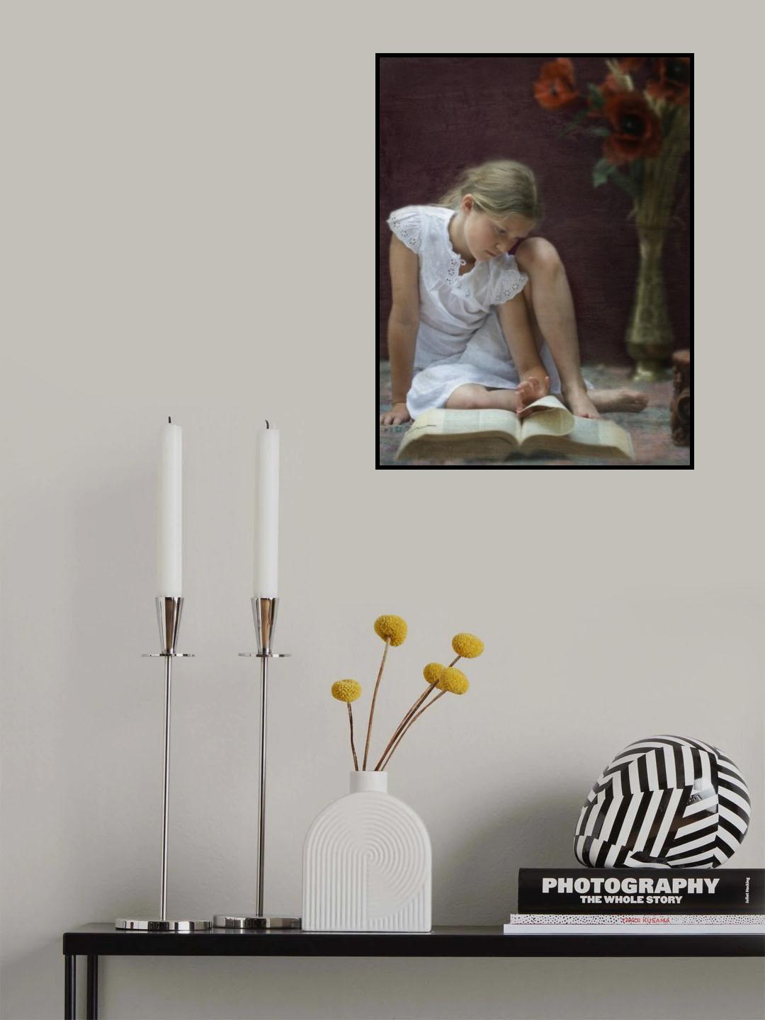 Bookworm Poster och Canvastavla