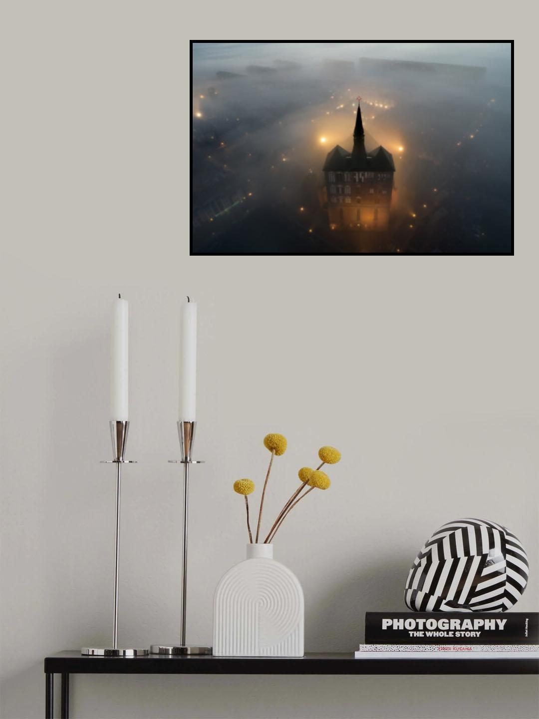 Morning heavy fog... Poster och Canvastavla