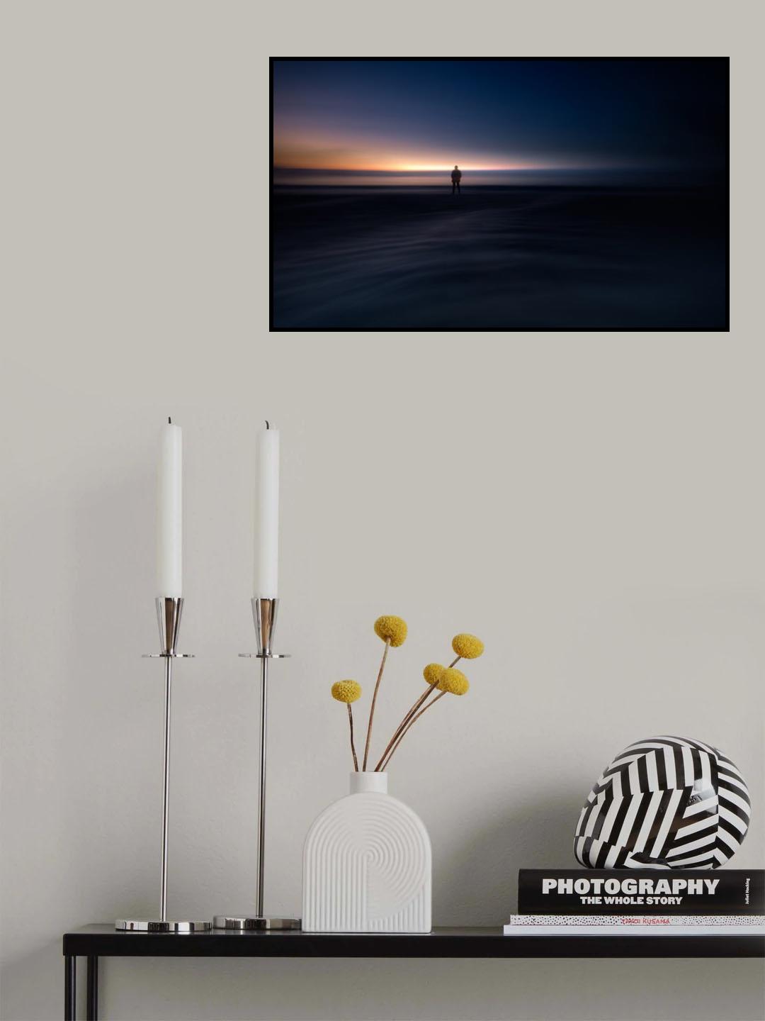 Night in blue Poster och Canvastavla