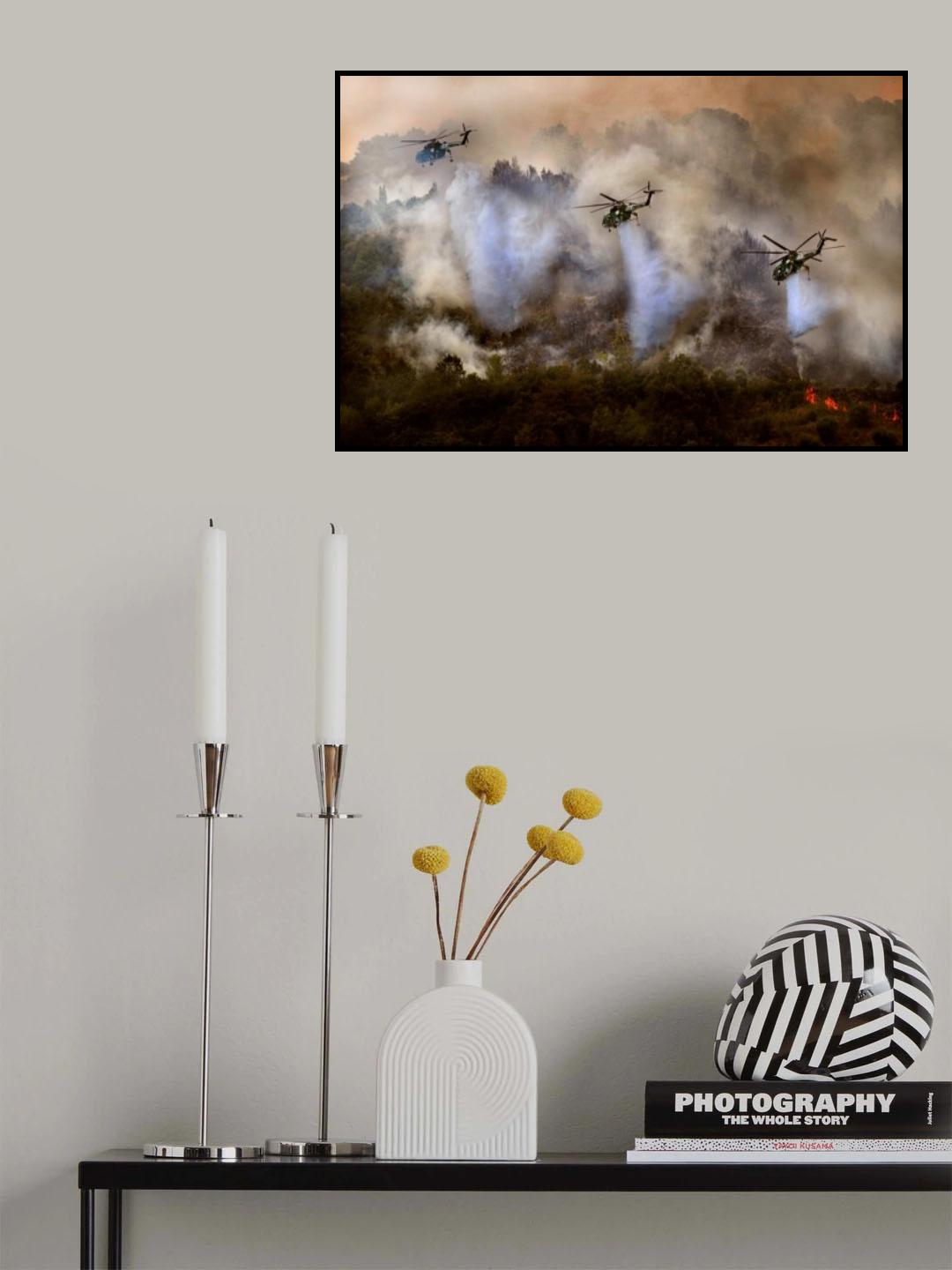 Manovra tagliafuoco. Poster och Canvastavla