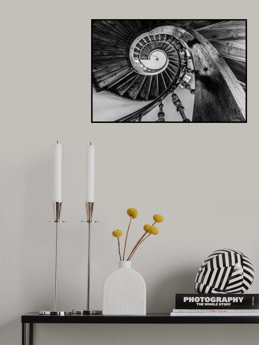 Spiral Poster och Canvastavla
