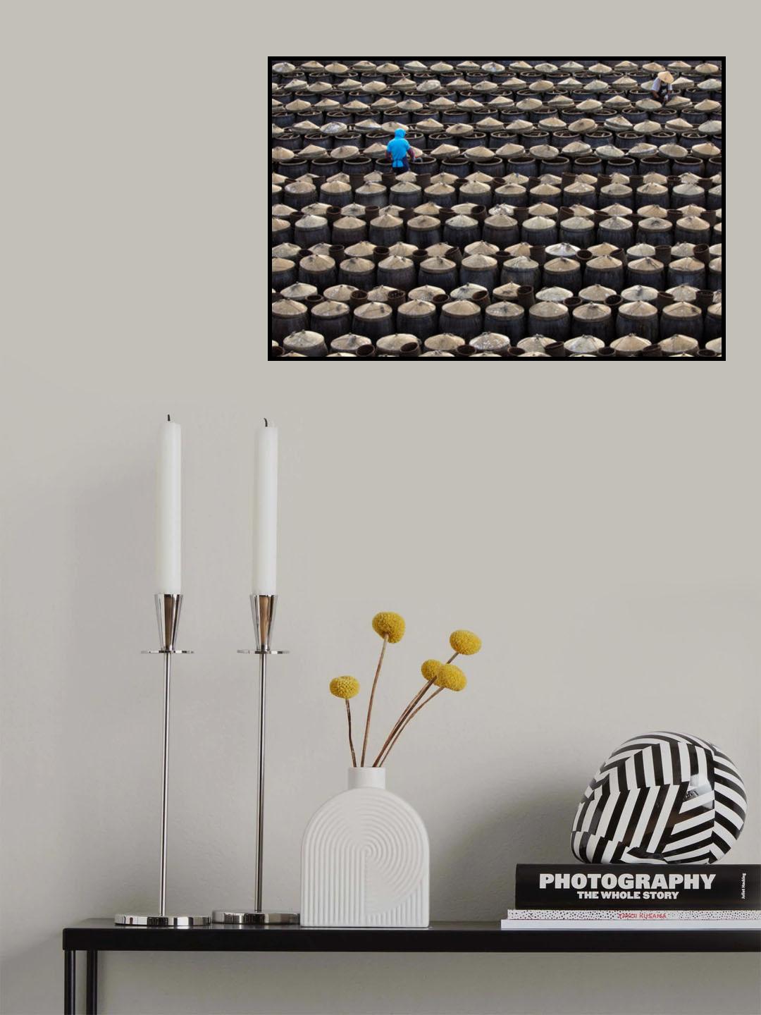 Mr Blue Poster och Canvastavla