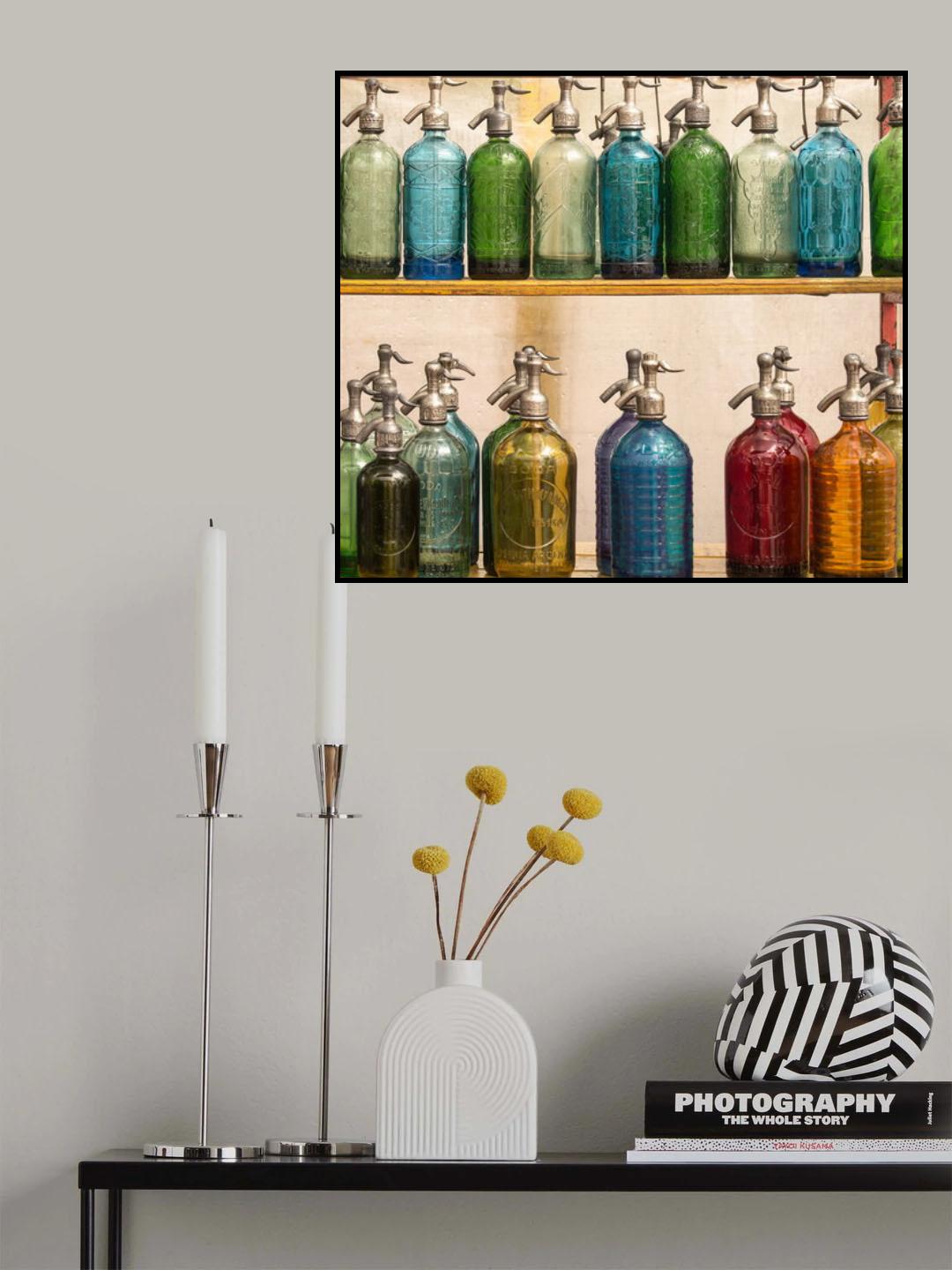 Seltzer Bottles Poster och Canvastavla