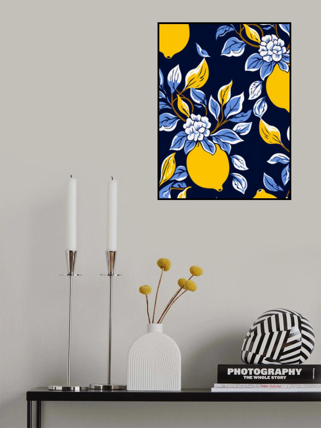 Italien Lemons 1 Poster och Canvastavla