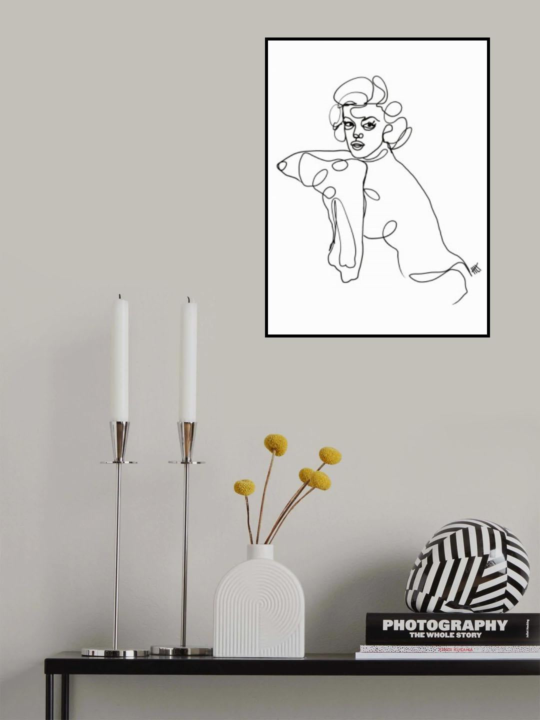 Marilyn Monroe I Poster och Canvastavla