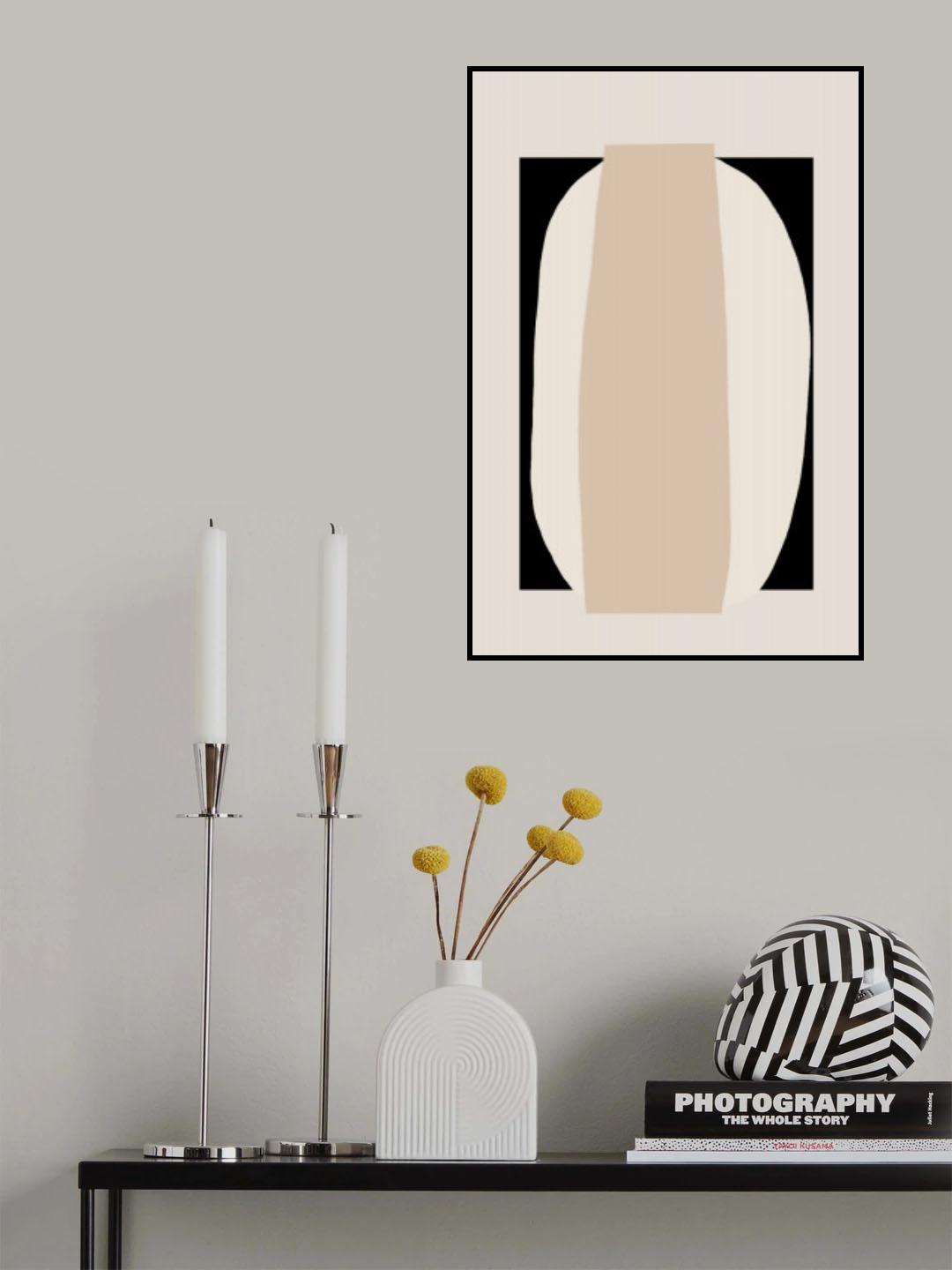 Layered Shapes No 1 Poster och Canvastavla