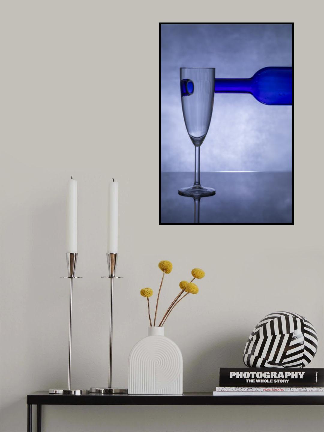Blue Glass #3 Poster och Canvastavla