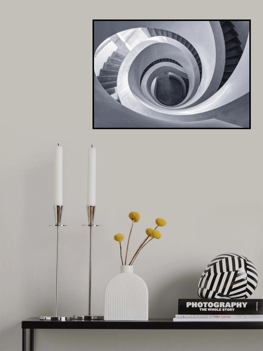 LUMA Stairs Poster och Canvastavla