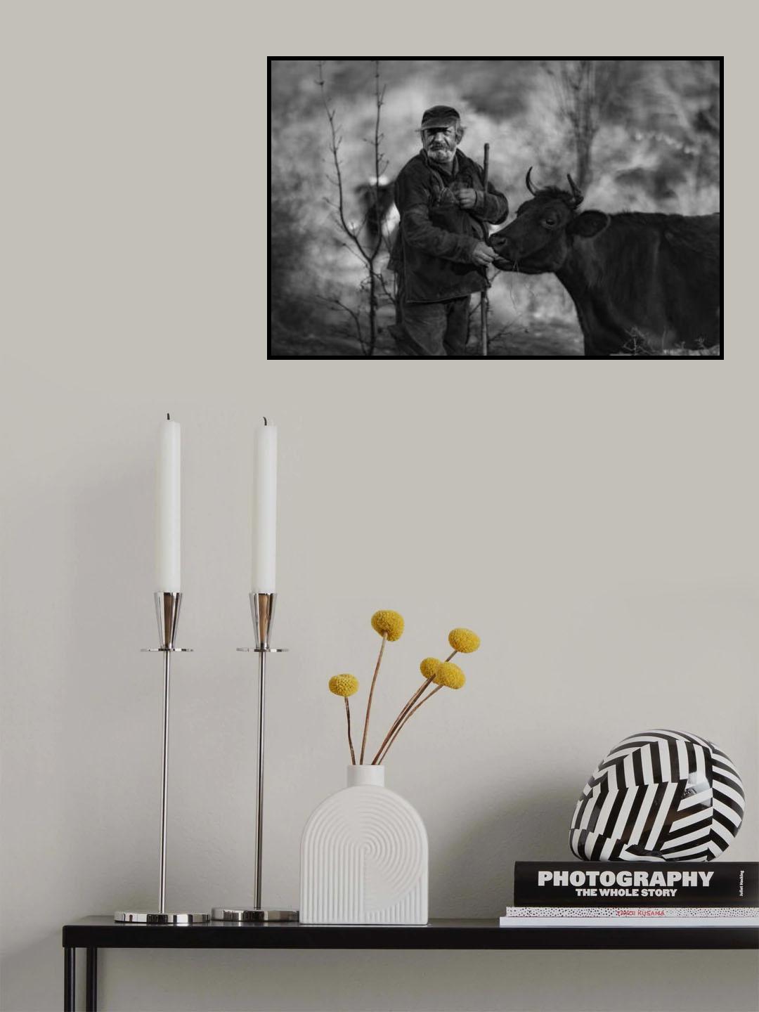 The old man and the mountain Poster och Canvastavla