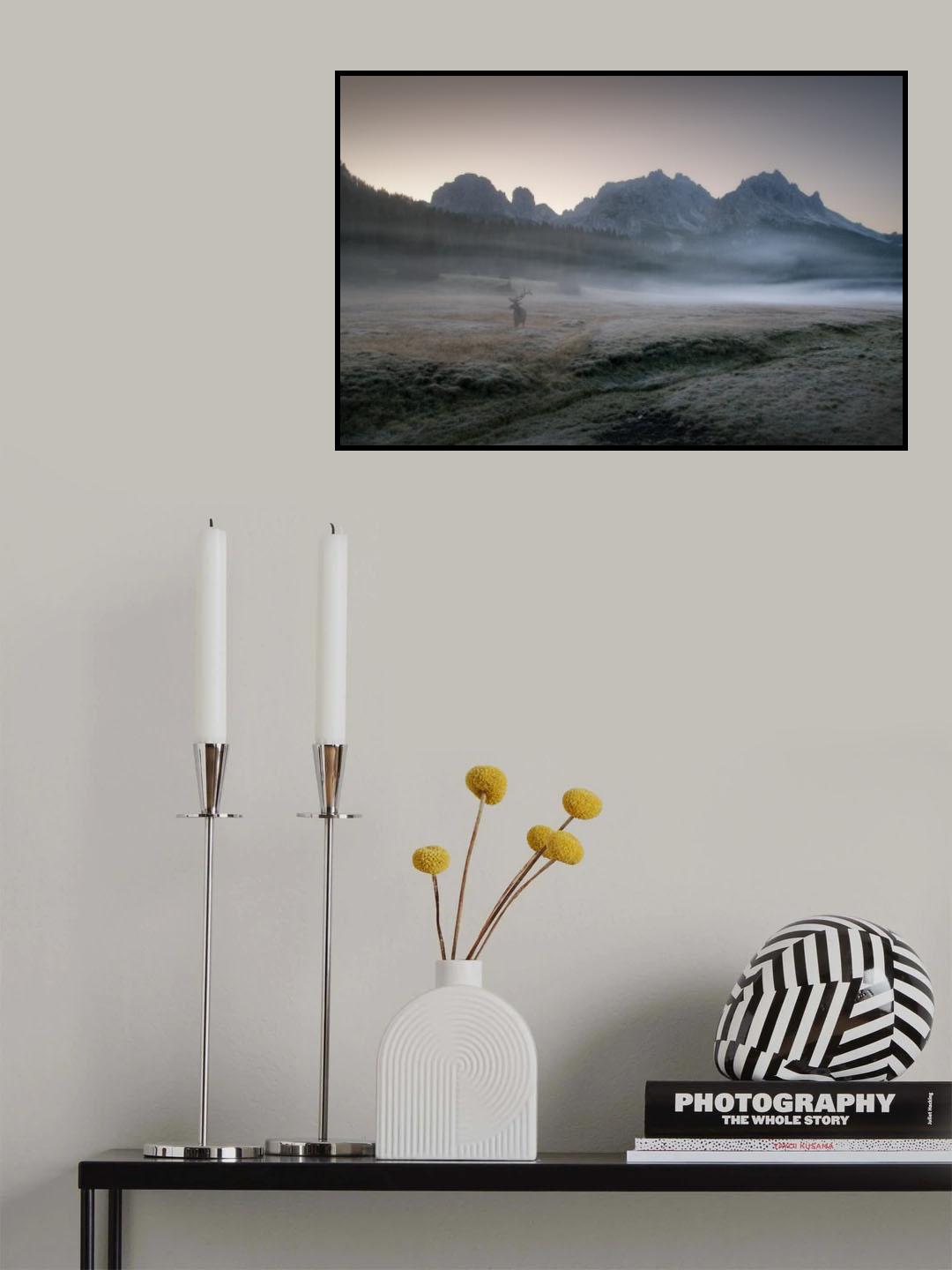 Misty Morning Poster och Canvastavla