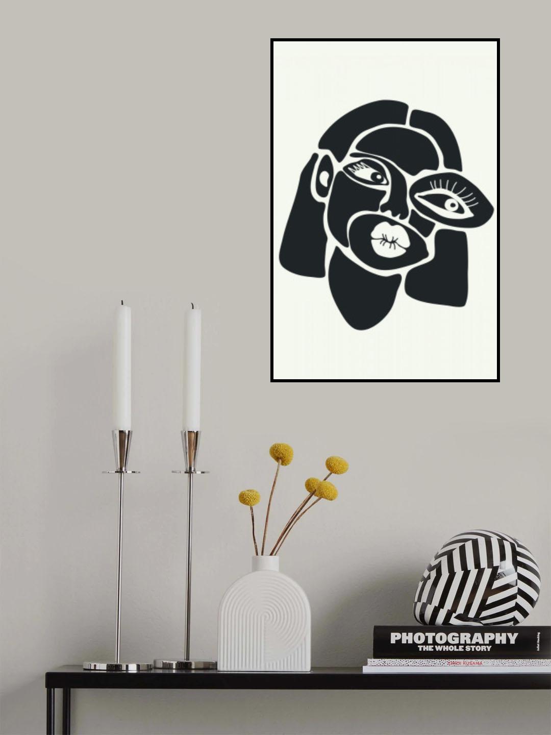 Abstract Faces Series #4 Poster och Canvastavla