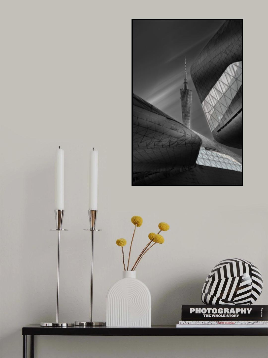 spaceship Poster och Canvastavla