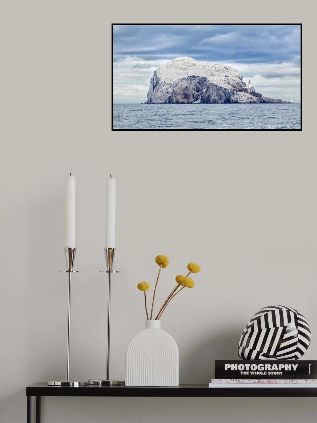 Bass Rock Poster och Canvastavla