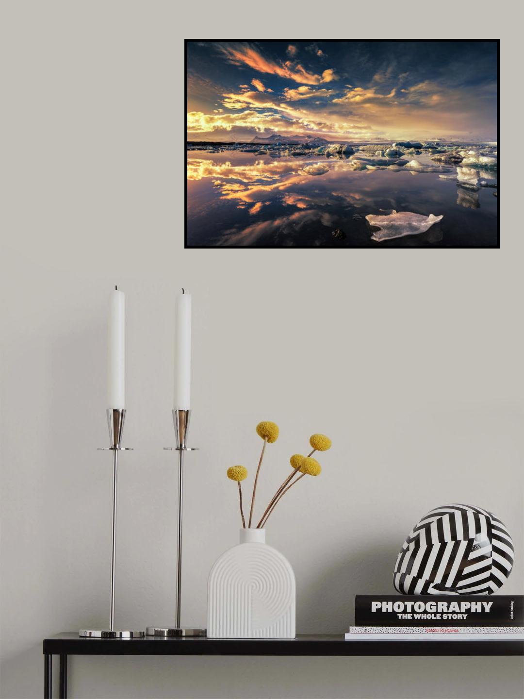 jökulsárlón Poster och Canvastavla