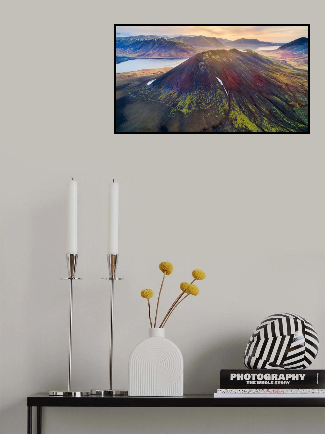 Land of Volcanoes II Poster och Canvastavla