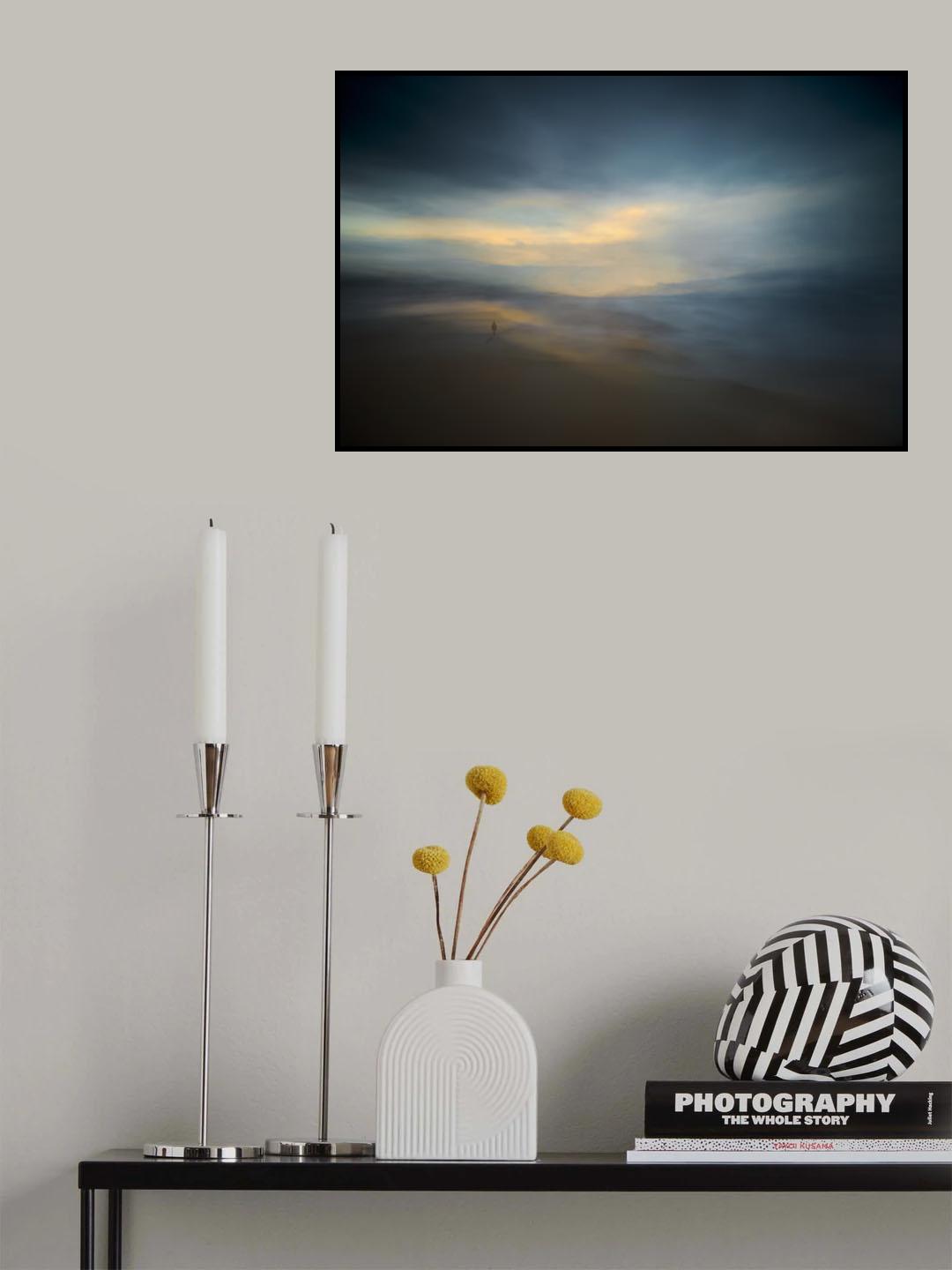 Walk along the edge of Nowhere Poster och Canvastavla