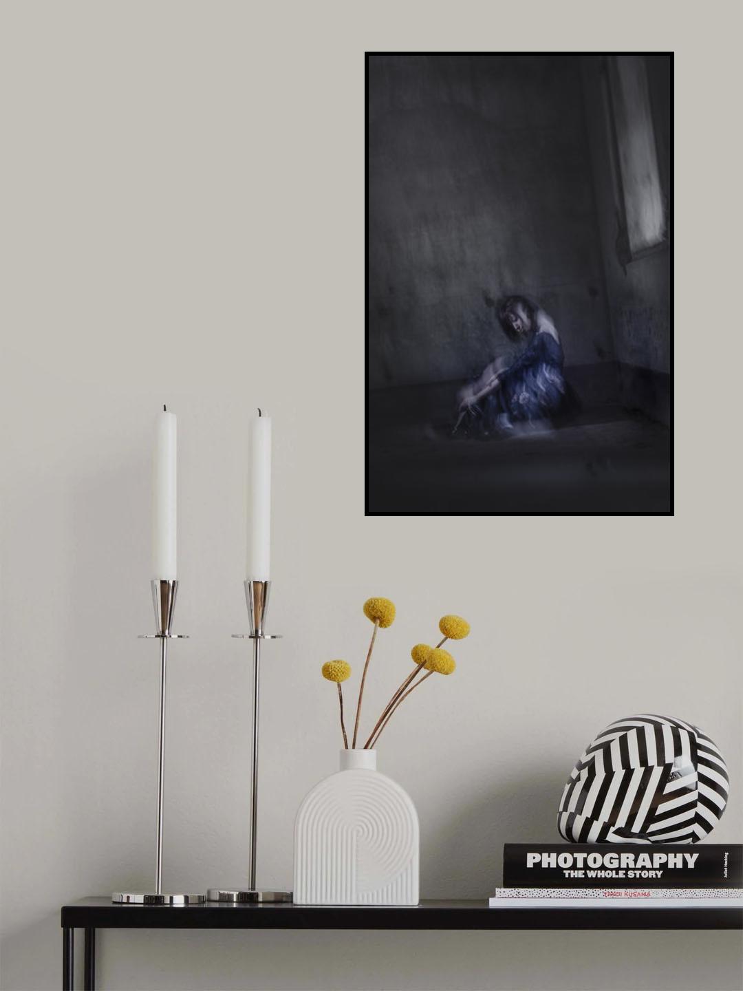 I am afraid of the dark… Poster och Canvastavla