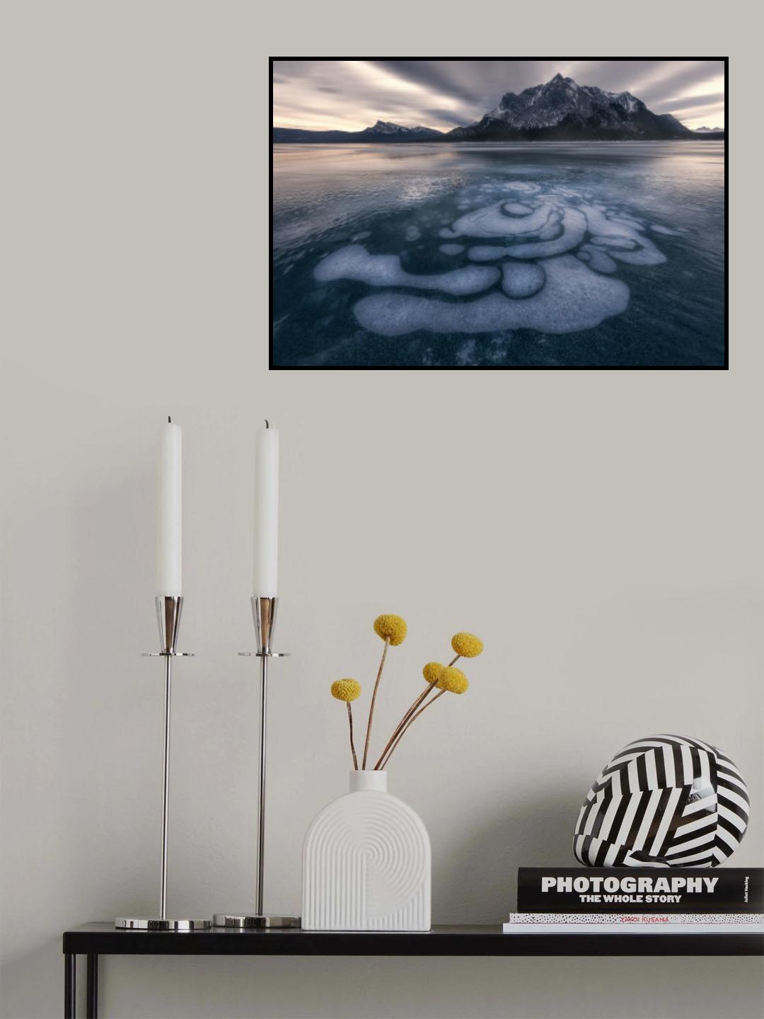 Ice Painting Poster och Canvastavla
