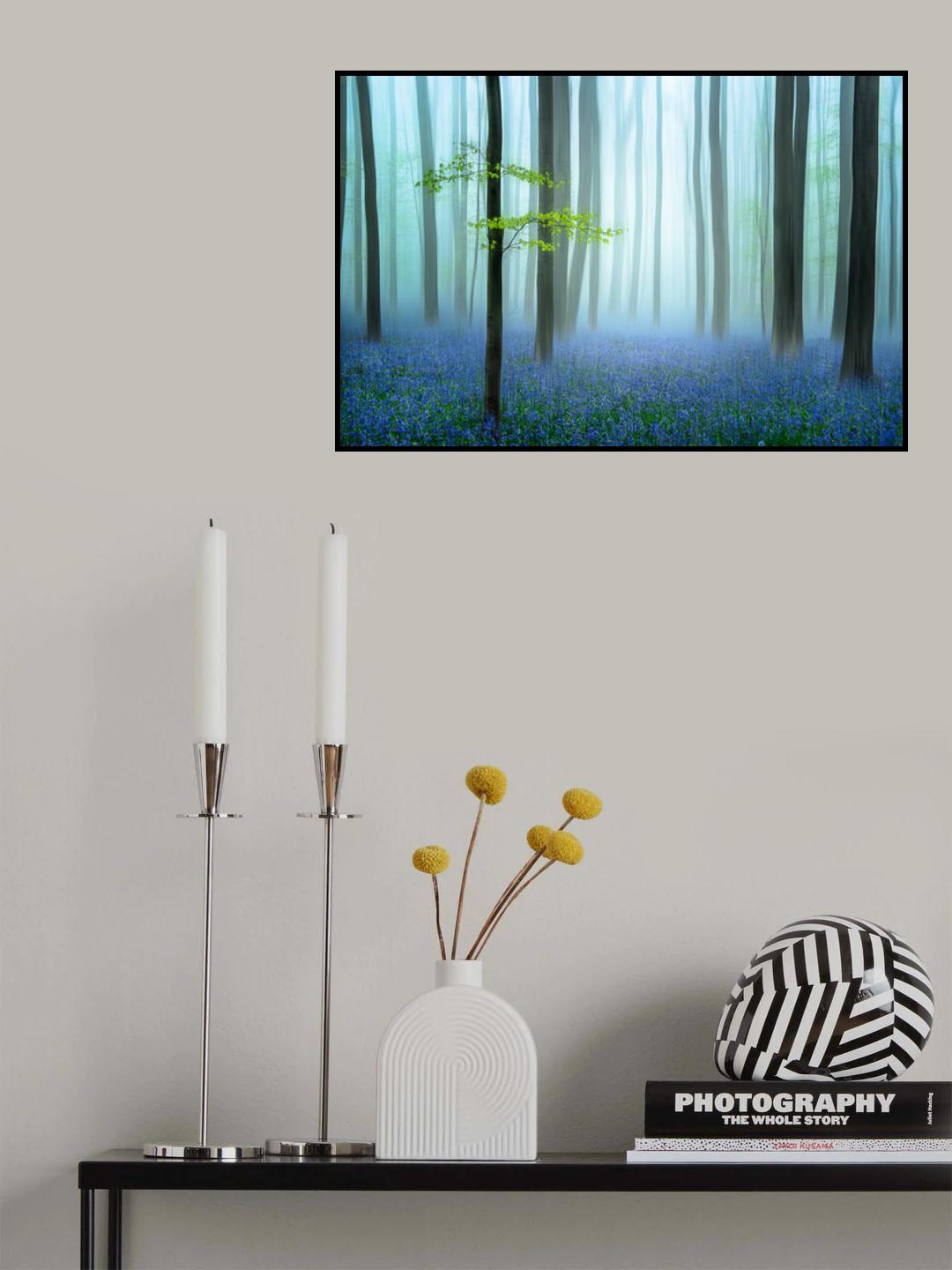 the blue forest ........ Poster och Canvastavla