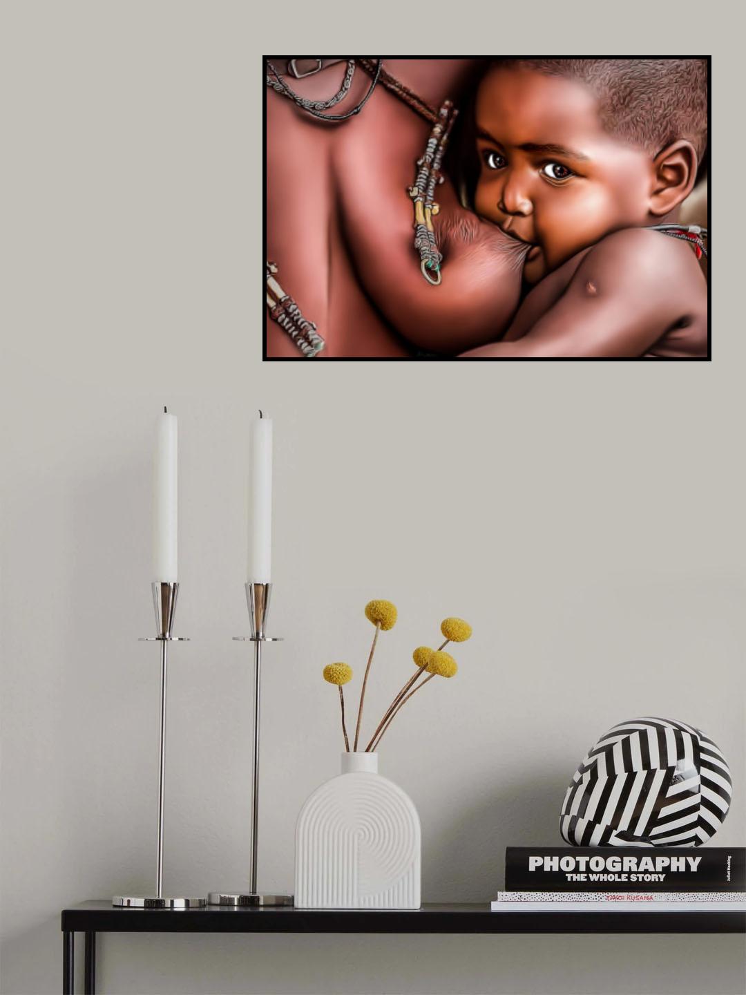 Himba Child Poster och Canvastavla