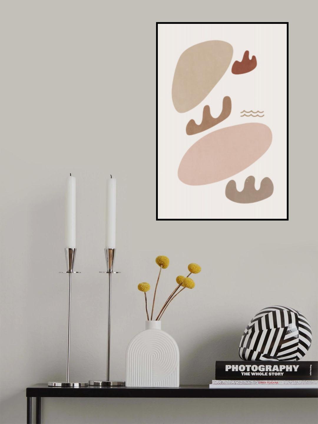 Landscape Shapes 28 Poster och Canvastavla