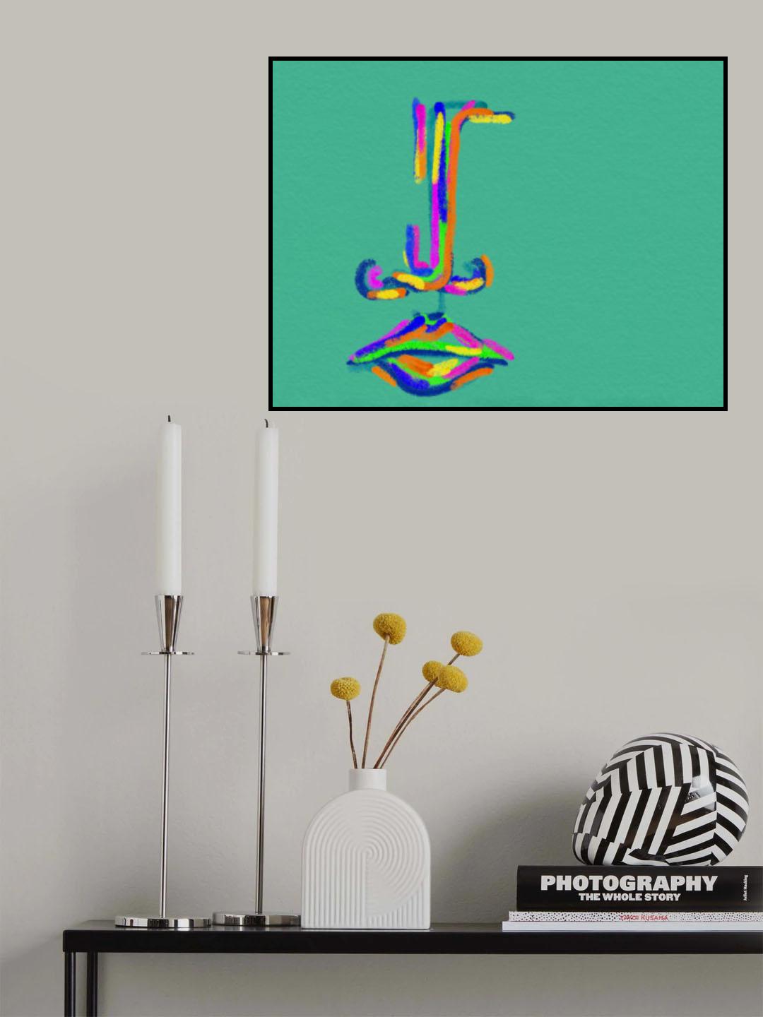 Mint Face Poster och Canvastavla