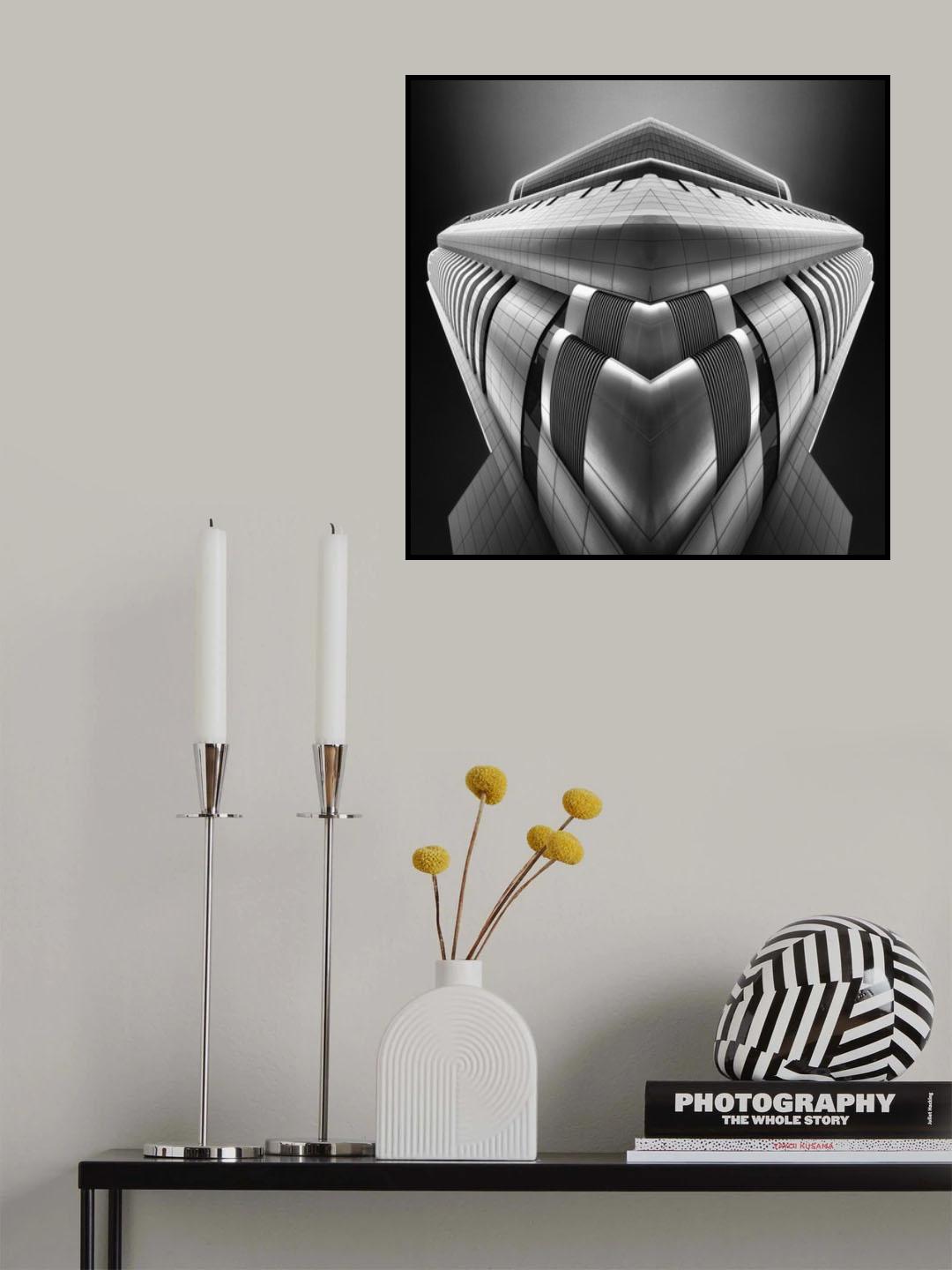 Metallic whales Poster och Canvastavla