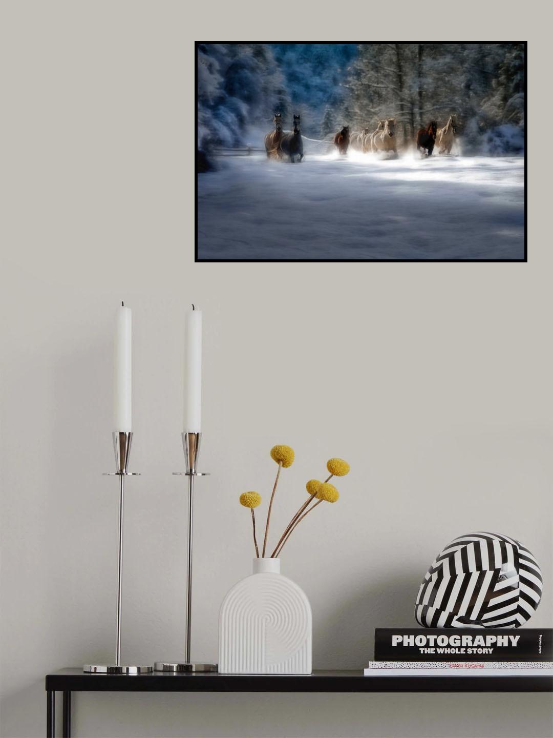 winter fairytale Poster och Canvastavla