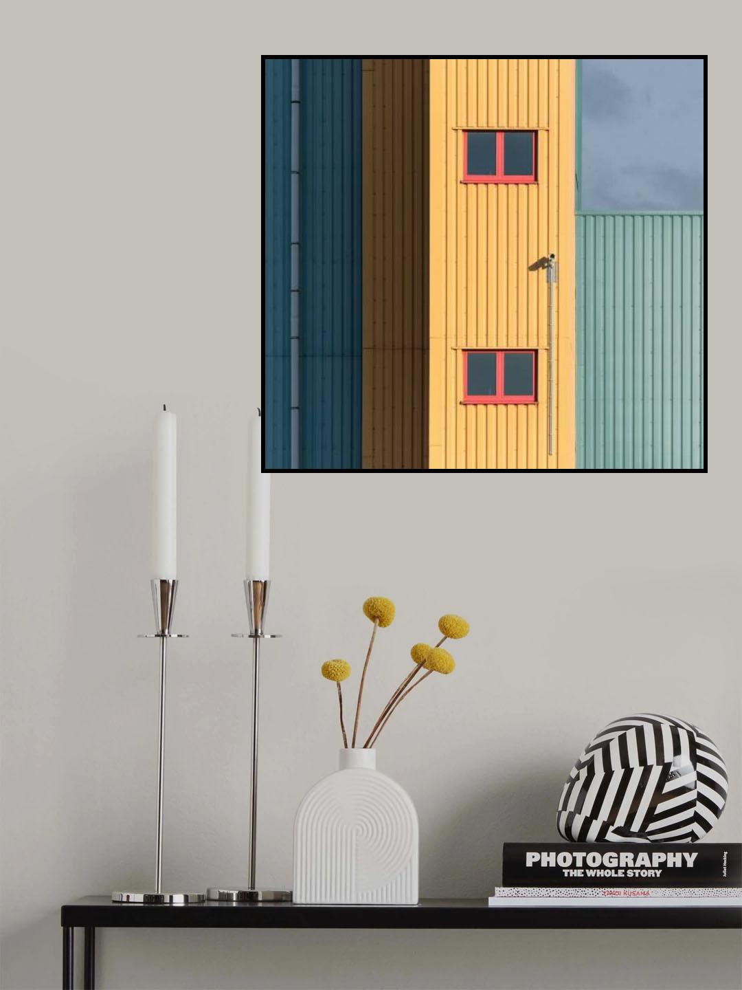 Symphony in color shapes Poster och Canvastavla