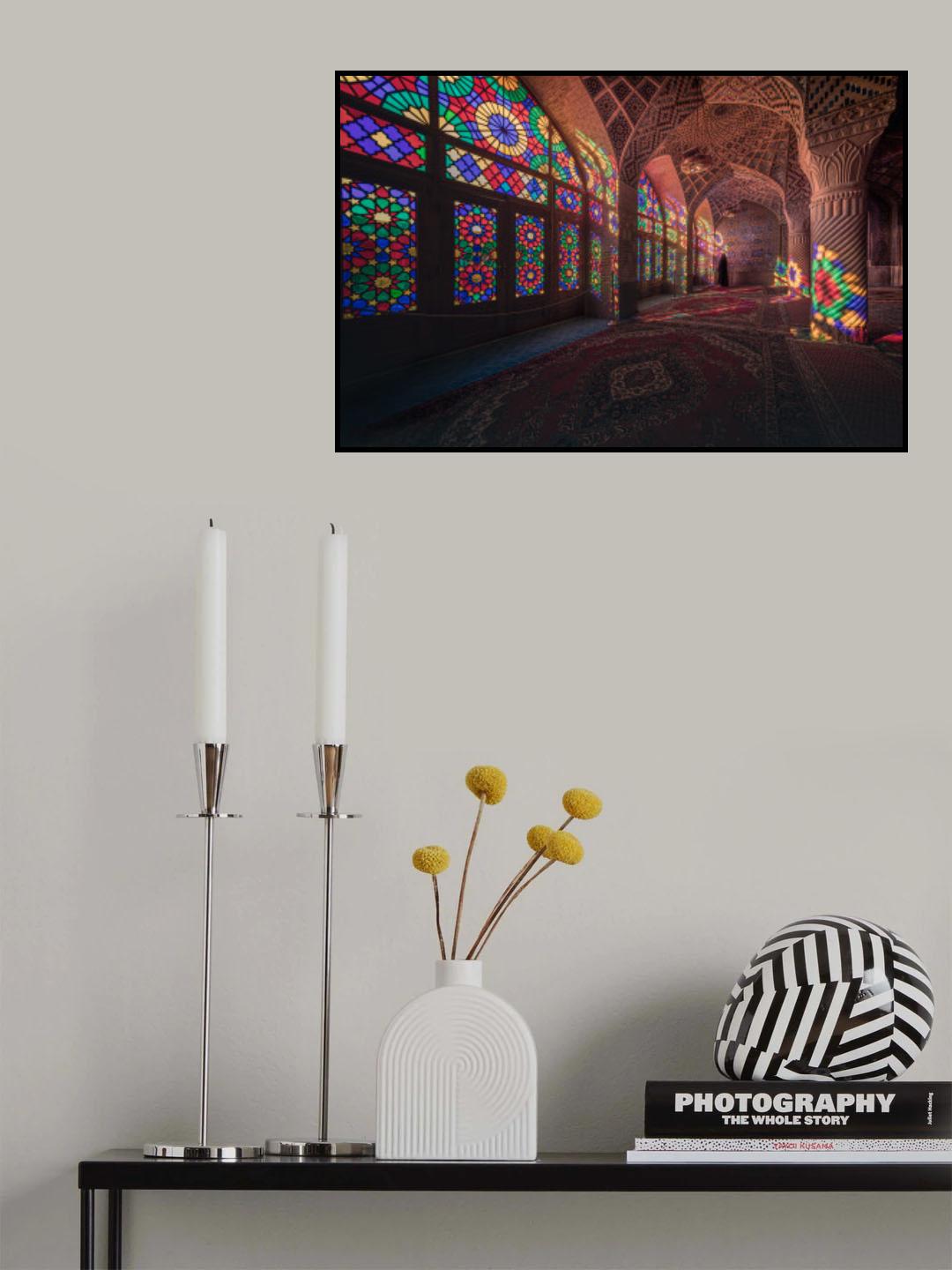 Pink mosque Poster och Canvastavla