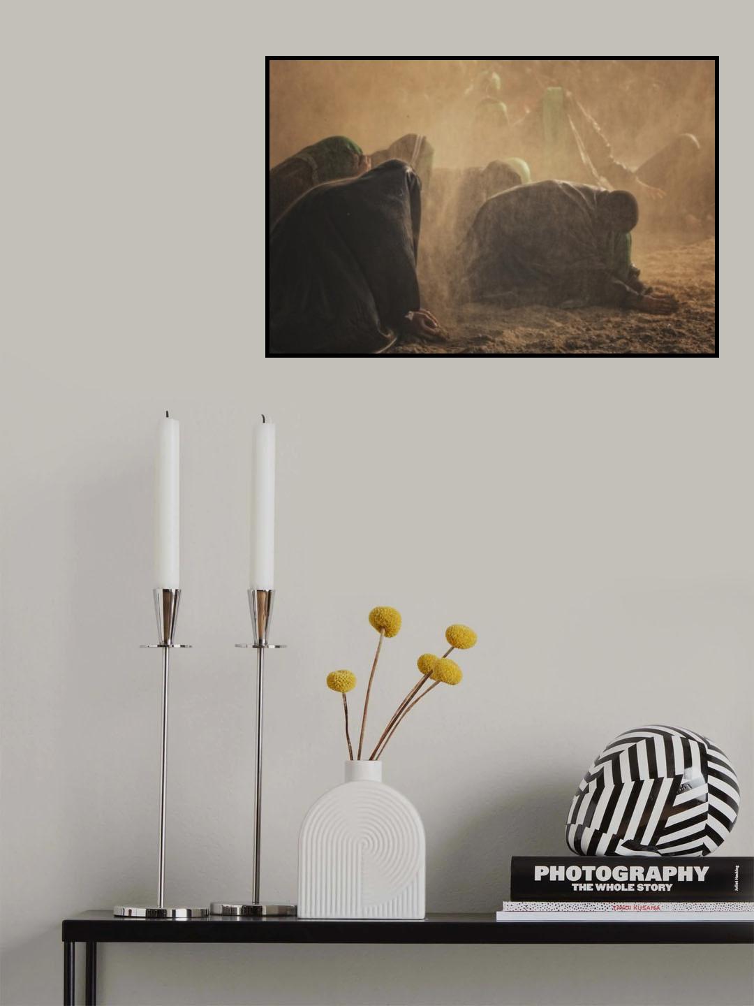 Mourning Imam Hussain Poster och Canvastavla